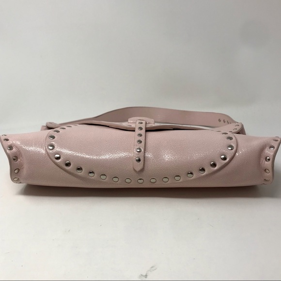 *SOLD* Céline Vintage Pink Leather Studded Baguette - Picture 5 of 12